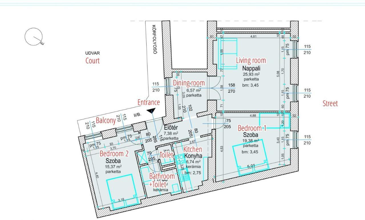 Chestnut & Eliza Suites Budapest Eksteriør billede